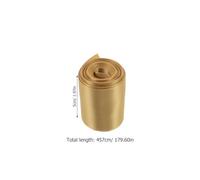 Healifty 4 Rouleaux de Ruban Décoratif Doré en Polyester Largeur 5 CM Longueur 45 M par Rouleau Ruban pour Emballage Présent Nœuds et Décoration de Bouquets de Mariée Multi-Usages