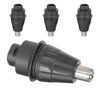 Healifty 4 Têtes de Rechange pour Tondeuse à Poils de Nez Étanches Compatibles Lavables à L'Eau Accessoires pour Outils de Beauté Pièces Détachées Universelles pour Épilation Précise