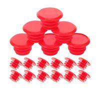 Healifty 40 pièces Bouchons Guidon Vélo VTT et Route Plastique Rouge Embouts Poignée Antidérapants Absorption Chocs et Stabilité Améliorée pour Cyclisme