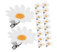 Healifty 48 pièces Mini Pinces à Cheveux Marguerite Accessoires Légers et Résistants pour Filles et Femmes Épingles Imitation de Fleurs pour Mariage Fête et Usage Quotidien