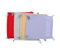 Healifty 4pièces Couvre-Verres à Vin Tissu Lot Breloques pour Repas Plein Air Pique- Lavables Et Réutilisables