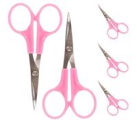 Healifty 5 pièces Ciseaux Courbés à Broderie Acier Inoxydable Ciseaux Point Croix pour Couture et Broderie Outil de Coupe Fin et Portable pour Couturière Couleur Couleur Aléatoire