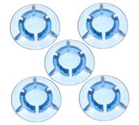 Healifty 5 Pièces Couvre-pédale Effet Guitare Caps Protection Ergonomiques pour Footswitch Compatible Guitare Électrique et Basse Accessoires Bleu pour Scène et Studio