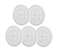 Healifty 5 pièces Disque de Tressage Rond Emplacements Renforcé Kit Portable pour Bracelets Macramé Outil Précis pour Création Bijoux et Motifs Complexes