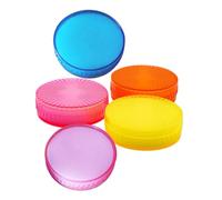 Healifty 5 pièces Lot de Éponges Mouillettes pour Comptage Accessoires de Bureau Plastique et Éponge Absorption Facile Antidérapantes pour Comptabilité et Gestion de Caisse