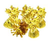 Healifty 5 pièces Lot de Poids pour Ballons Dorés Multi-couleurs Accessoires de Décoration pour Mariage Anniversaires et Célébrations Compatibles Ballons Hélium et Aluminium Foil
