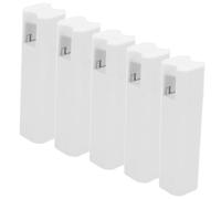Healifty 5 pièces Poids Plastique Blanc pour Cordon de Store avec Poignée Carrée Accessoires pour Rideaux et Stores Installation Facile et Moderne