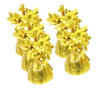 Healifty 5 Pièces Poids pour Ballons Doré Accessoires pour Lestage de Ballons Pendentifs pour Décoration Danniversaires et Mariages