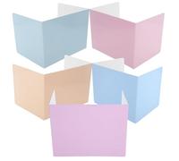 Healifty 5 Pièces Séparateur de Bureau Scolaire, Panneau Trois Faces | Couleurs Macaron Vives, Structure Reconfigurable, pour Salles de Classe, Postes D'examen et Bureaux