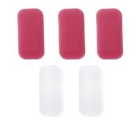 Healifty 5 pièces Silicone Pads Double-sided Eyelash Extension Tray Reusable Lash Graft Pallet For Professional And Personal Use