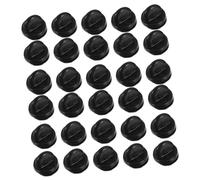 Healifty 50 pièces Brooch Clutch Badge Pin Backs With Large Base Rubber Lapel Pin Backs For Uniforms And Name Tags Secure Clasp Replacement