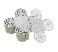 Healifty 50 Pièces Caissettes Papier Chocolat Décoratives à Bord Ajouré Emballages pour Truffes et Bonbons Supports Élégants pour Centre de Table Fêtes Anniversaire Princesse et Mariages