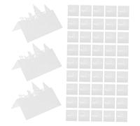 Healifty 50 Pièces Cartes de Place Bonhomme de Cartons Placement Table pour Décorations de Noël Cartes Nominatives pour et Dîners Adaptées Aux Réceptions Hivernales