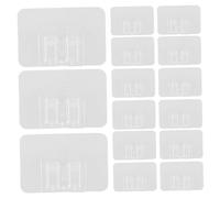Healifty 50 Pièces Lot de Clips Autocollants pour Guirlandes Lumineuses Extérieures Crochets Fixation Robustes pour Rubans LED de Noël Installation Facile