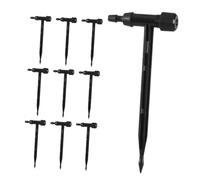 Healifty 50 Pièces Lot de Goutteurs D'irrigation Réglables en PP avec Contrôle Précis de l'eau et Installation Facile pour Jardin, Pelouse et Culture en Pleine Terre
