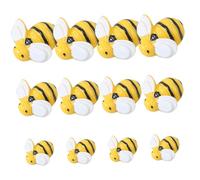 Healifty 50 pièces Mini Resin Bee Charms pour DIY Crafts Décoration de Coque de Téléphone Léger et Accessoires Créatifs pour Artisanat