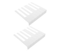 Healifty 52 pièces Kit de Réparation Piano avec Touches Blanches Acrylique Accèssoires Clavier Piano Pratiques et Résistants Outil Rechange pour Réparation et Entretien