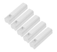 Healifty 5pièces Boutons De Tirage Tresse pour Cordon De Stores à Enrouleur Accessoires De Rideaux avec Poignée Carrée Blanc pour Améliorer Vos Décorations Intérieures