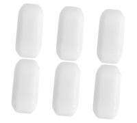 Healifty 6 Pièces Barres Magnétiques pour Agitateur de Laboratoire Revêtement Ptfe Blanches Mélangeur Magnétique Polyvalent pour Expériences Chimiques et Tests Laboratoire