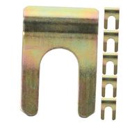 Healifty 6 Pièces Colliers Serrage Durite Métalliques U Forme pour Fixation Tuyau de Frein Clips de Positionnement Robustes Supports de Conduite Résistants pour Installation Facile et