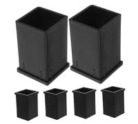 Healifty 6 pièces Manchon de Conversion pour Tube Carré Inserts Plastique Protection et Isolation pour Tubes Équipement Fitness