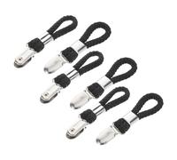 Healifty 6 Pièces Pince à Serviette Inoxydable Lot de Clips avec Corde Coton Support de Serviette Moderne et Pratique pour Salle de Bain et Cuisine Espace et