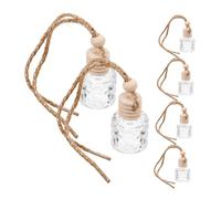 Healifty 6pièces Diffuseurs Huiles Essentielles Suspendus Rechargeables Flacons De Parfum Pour Voiture Décoration Intérieure Et Aromathérapie