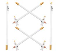 Healifty 6pièces Lot de Crayons à Maquillage pour Sourcils et Barbe Crayon Intégré Format Voyage Compact Résistant aux Bavures