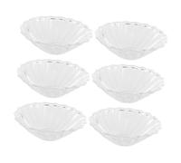 Healifty 6pièces Verre pour Cire De Bougie Attrape-Gouttes Transparent Support Flûté pour Bougeoirs pour Éviter Les Gouttes De Cire Et Protéger Les