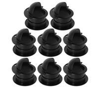 Healifty 8 Ensembles Table Football Parts Replacement Plastic Foosball Entry Cups with Precision Positioning for Foosball Machines Easy to Clean and Soccer Table Accessories