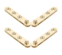 Healifty 8 Pièces Charnière Pivotante en Cuivre pour Porte Intérieure, Design Invisible Pivot et Inférieur, Support Robuste et Ouverture Large pour Espaces Commerciaux