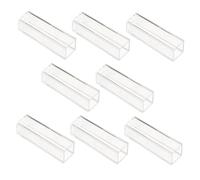 Healifty 8 pièces Cuvettes Plastiques Transparentes pour Expérimentations Précises pour Spectrophotomètres et Photomètres