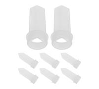 Healifty 8 Pièces Insert en Croix en Plastique Blanc pour Poteau en Mousse 11x3,5 Cm, Support Décoratif pour Plantes Grimpantes D'intérieur et Balcon