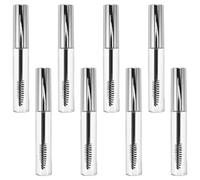 Healifty 8 pièces Tube de Mascara Vide avec Baguette pour Cils de Recharge DIY pour Maquillage Flacon Transparent Portable pour Voyage et Usage Quotidien