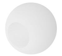 Healifty Abat-jour Boule en Verre Blanc 130mm, Soufflé à Main, Rond