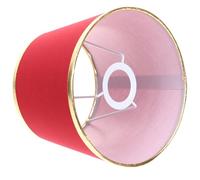Healifty Abat-jour Tissu Fait Main pour Lampe de Chevet Style Vintage Abat-jour Décoratif Tissu pour Lampe de Table et Lampadaire Couverture de Lumière pour Adultes Couleur Vin Rouge