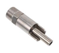 Healifty Abreuvoir en Acier Inoxydable pour Porcs, Buse Anti-éclaboussures, Grand Débit, Accessoire D'abreuvement pour Porcelets, Résistant aux Chocs, Adapté Élevage Porcin, Outil