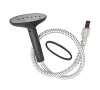 Healifty Accessoire de Buse pour Défroisseur à Vapeur avec Embout à Boucle et Brosse Intégrée Flexible Souple Compatible Kit de Remplacement Compact pour Soin et Nettoyage des Vêtements