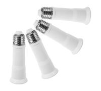 Healifty Adaptateur De Douille E27 Rallonge Extensible 4 Pièces, Prolongateur De Culot D'ampoule Pratique Pour Éclairage Atelier Et Garage