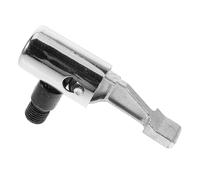 Healifty Adaptateur de Pompe à Air à Connexion Rapide en Alliage de Zinc Noir, Pince Verrouillable pour Pneus de Voiture, Vélo et Matelas Gonflables, Accessoire Portable pour Gonflage,