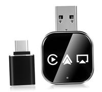 Healifty Adaptateur Voiture sans Fil Convertisseur Câble USB A vers C pour Téléphones Connexion Stable et Rapide Compatible Airplay Auto et Accessoire Auto pour Longs