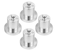 Healifty Adaptateurs de Patin de Levage pour Cric Hydraulique Base Antidérapante en Aluminium Lot de 4 Cales de Cric Universelles pour Voiture SUV et Garage Protection du Châssis et