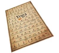 Healifty Affiche Yoga Posture sur Toile Décoration Murale sans Cadre pour Chambre et Salon Poster Artistique Élégant pour Ambiance Apaisante et Décor Maison