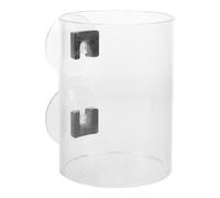 Healifty Anneau d'alimentation pour Poissons Betta en Acrylique Ventouse, Distributeur Flottant Circulaire pour Aquarium, Prévention du Gaspillage et Alimentation Silencieuse