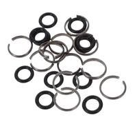 Healifty Anneau de friction à impact 1/2" 12 sets en fer et caoutchouc, construction robuste, pour montage d'accessoires de visseuse à percussion