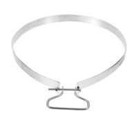 Healifty Anneau en Acier Inoxydable pour Planche à Découper, Renforce la Marge et Protège la Planche, Accessoire Pratique Cuisine Argenté