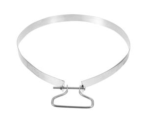 Healifty Anneau en Acier Inoxydable pour Planche à Découper, Renforce la Marge et Protège la Planche, Accessoire Pratique Cuisine Argenté