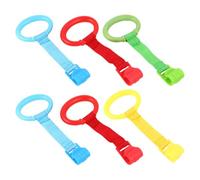 Healifty Anneaux de Traction Aide la Transition Marche Autonome en Plastique pour Bébé Lot de 6 Accessoires D'entraînement la Marche pour Parc et Lit