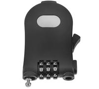 Healifty Antivol pour Snowboard et Vélo Câble Acier Sécurisé Noir, Petit Cadenas Compact Léger Verrouillage à Mot de Passe, Protection Antivol pour Sports D'hiver et Activités Plein Air
