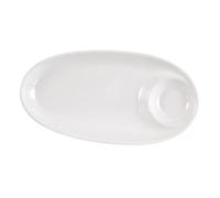 Healifty Assiette Céramique Compartimentée pour Snacks et Sushi Plateau de Service et Facile à Nettoyer pour et Usage Domestique